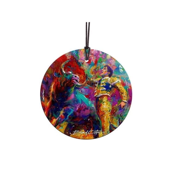 Blend Cota (The Bullfighter) StarFire Prints™ Hanging Glass Print SPCIR954