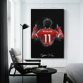 thumbnail image 3 of Mo Salah Canvas Poster Picture Print Canvas Poster Wall Paint Art Posters Decor Modern Home Artworks Gift 24x36inch(60x90cm), 3 of 6