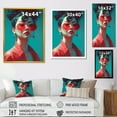 thumbnail image 4 of Designart "Fashionable Japenese Woman V" Japon Woman Wall Art For Kitchen, 4 of 5