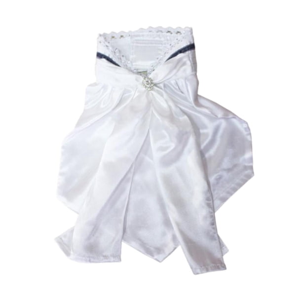 Cuello de traje ecuestre con alfiler, elegante y cómodo para mujer, con soporte desmontable. Azul