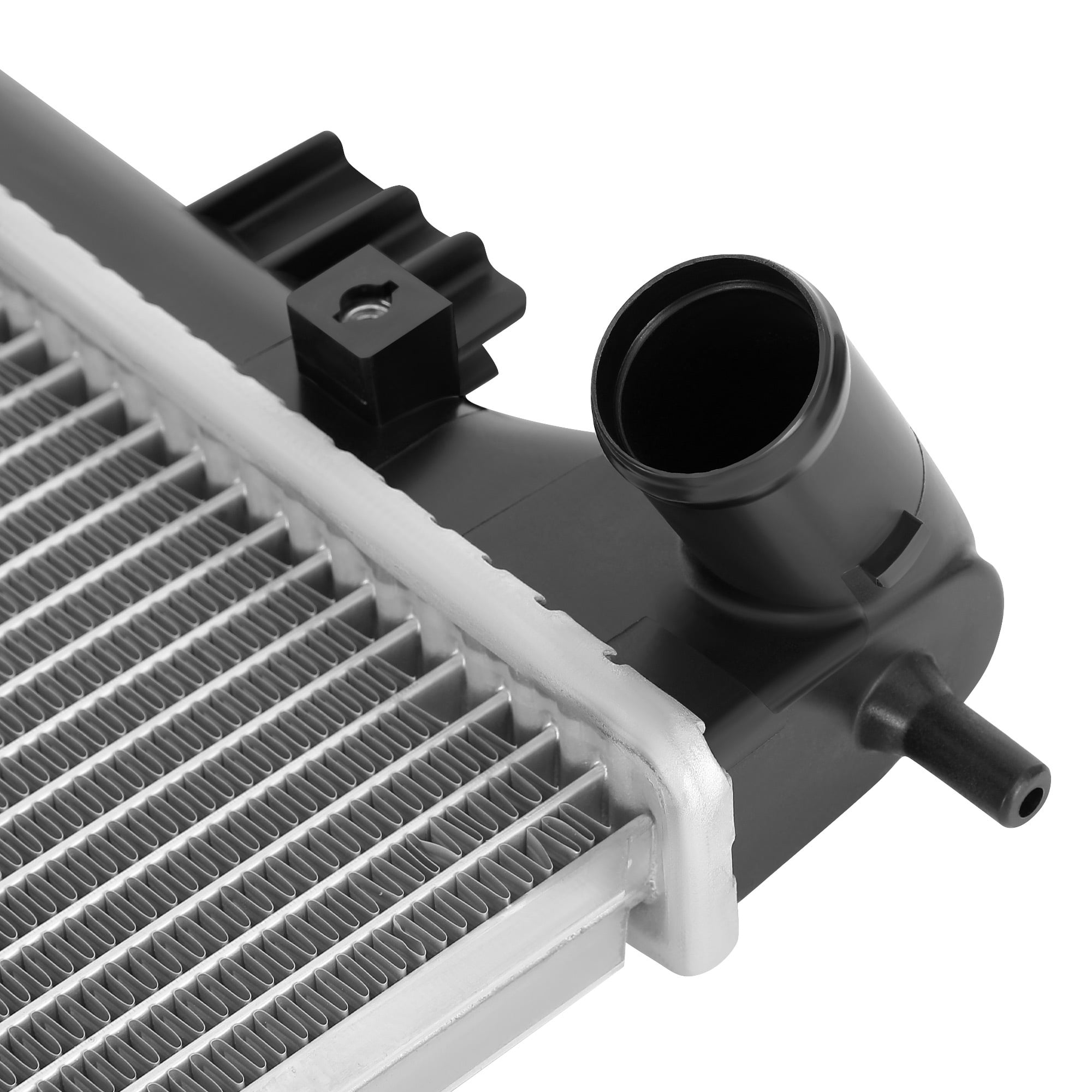 LEDKINGDOMUS Direct Fit Aluminum Radiator for 2011-2015 Hyundai Elantra L4 1.8L/2.0L & 2012-2013 Kia Soul L4 2.0L, OEM Replacement with Brass Cooler