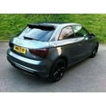 thumbnail image 2 of For Audi A1 S1 Murdered Out Tail Light Overlays Kit Smoked Lamp Covers Tinted Film, 2 of 2
