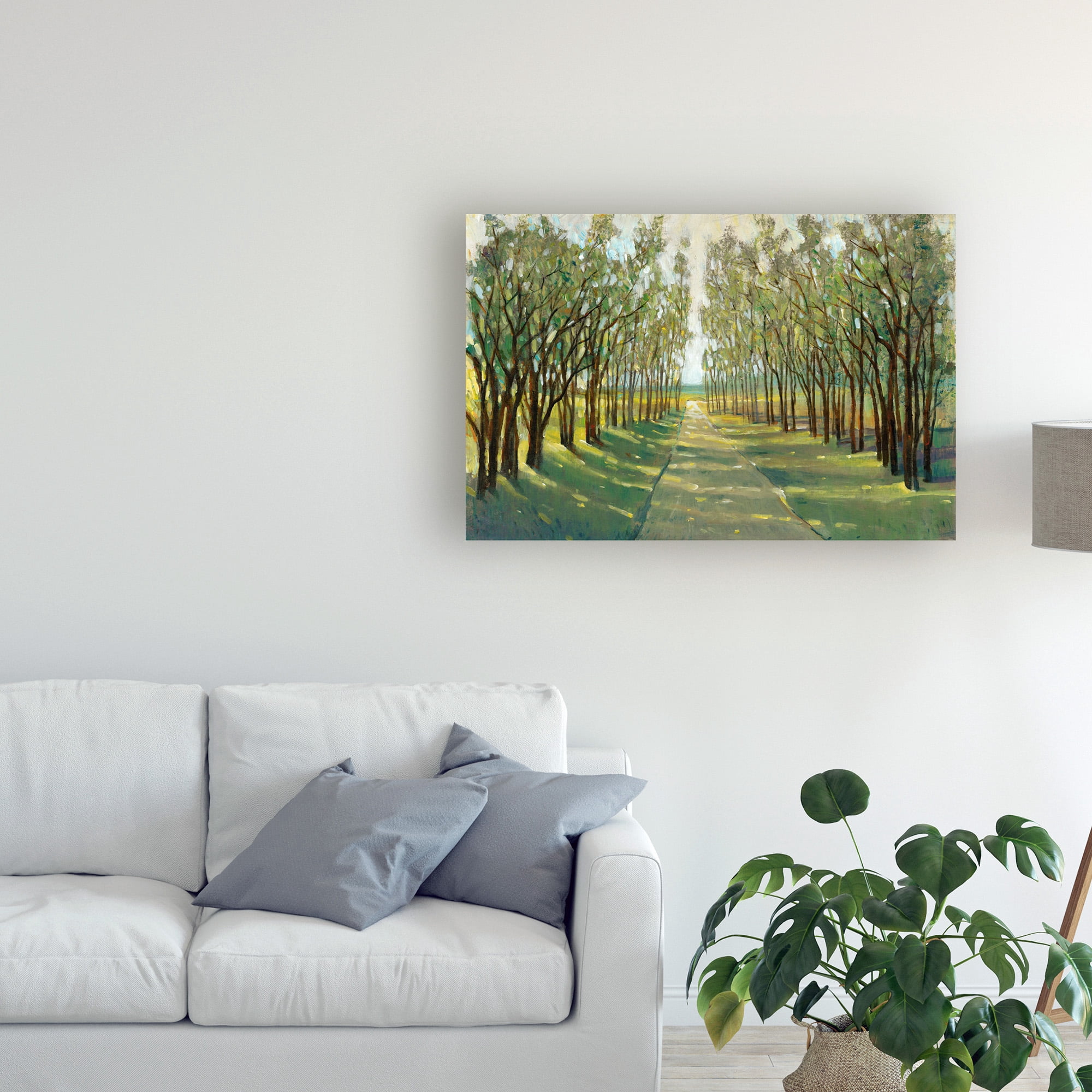 Trademark Fine Art 'Forest Path' Canvas Art by Tim OToole