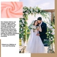 thumbnail image 4 of Uxcell 29.5'' x 20 ft Wedding Arch Draping Fabric Chiffon Sheer Drapery with Ribbons for Fixing Light Pink, 4 of 6