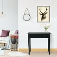 thumbnail image 3 of Topbuy Writing Desk W/ Drawer Detachable Floating Organizer Computer Table Black, 3 of 9