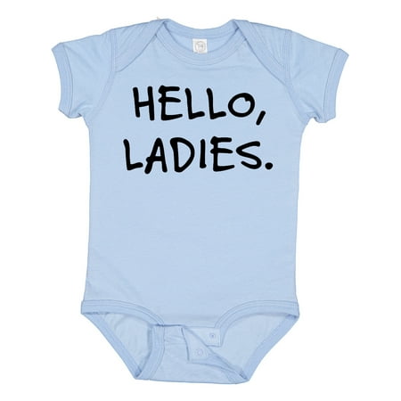

Inktastic Hello Ladies Gift Baby Boy Bodysuit