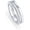 White Gold, variant on 18K Gold Plated Cubic Zirconia Dual Stacking Rings for Women | Gold Eternity Band for Women | Thumb Ring