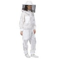 thumbnail image 2 of Ventilated Beekeeping Suit and Bee Family Stickers - YKK Metal Zippers - Men & Women - TOTAL PROTECTION - Self-Supporting Round Veil - Easily Take On & Off - 8 Pockets - Bee Stickers – X-Large, 2 of 7