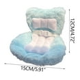 thumbnail image 4 of Doll Car Seat with Soft Furry Cushion, Air Vent Clip and Desktop Stand, Car Seat for Dolls with Soft Furry Cushion Vent Clip, Cute Colorful Car Ornament for Fans and Doll Collectors, 4 of 4