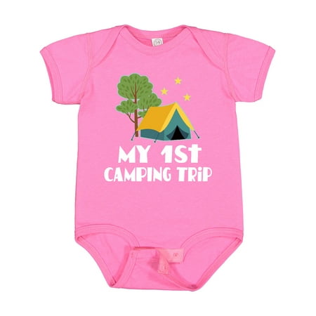 

Inktastic My 1st Camping Trip Gift Baby Boy or Baby Girl Bodysuit