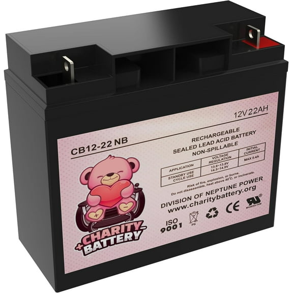 CB12-22 - 12V 22Ah CB19-12 SLA AGM Rechargeable Deep Cycle Replacement Battery