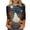 Multicolor A2, variant on Edvintorg Women's 3/4 Sleeve Tops Halloween Printed Crew Neck Casual Pullover Shirt Fall Lightweight Loose Blouse Plus Size Women Clothes S-5XL Multicolor