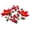A002- B, variant on Christmas Wreath Candle Holder Decor for Christmas Decorations for Home Christmas Table Decor with Red Berries Artificial Leaves