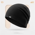 thumbnail image 2 of MEICHEN Fashion Beanie Hat for Men Solid Color Winter Warm Skull Cap Outdoor Skiing Running Bomber Hat, 2 of 6