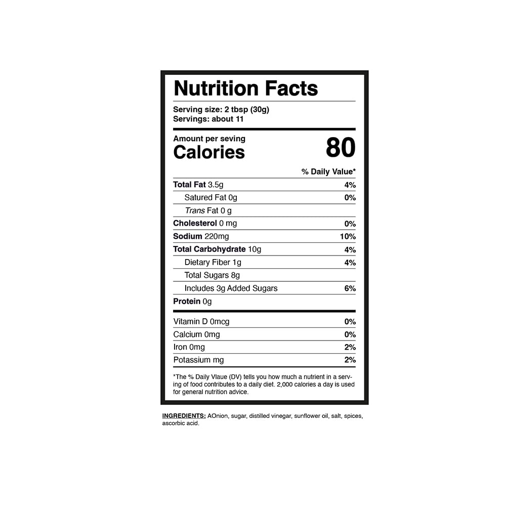 Perfect Choice Caramelized Onion - Delicious on Burgers, Meats & Cheeses - 11.3 oz - Pack of 3