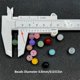 thumbnail image 2 of 60pcs 8mm Round Glass Beads Classic Simplicity Beautiful Loose Beads Diy Bracelet Necklace Jewelry Handmade Beads Accessories, 2 of 5