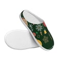 thumbnail image 3 of Kdxio Christmas Women's Men's Slippers Plush Slip-On House Slipper for Winter Indoor Soft Cushion Non-slip Fluffy Slides Slippers-46/47, 3 of 7