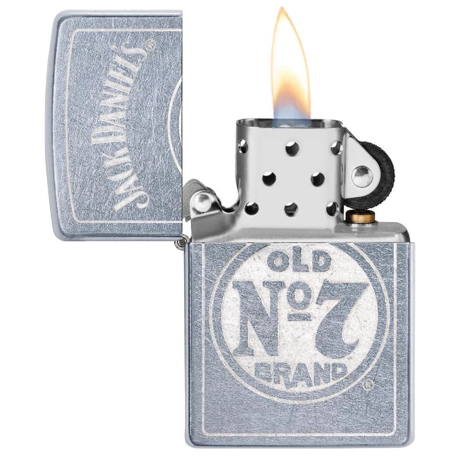 Zippo Street Chrome Jack Daniel Design Lighter