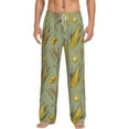thumbnail image 2 of Picia Cartoon Corn and Wheat Mens Soft Woven Cotton Elastic Waistband Sleep Pajama Pant Lounge Sleep Pant With Pockets And Drawstring-XX-Large, 2 of 9