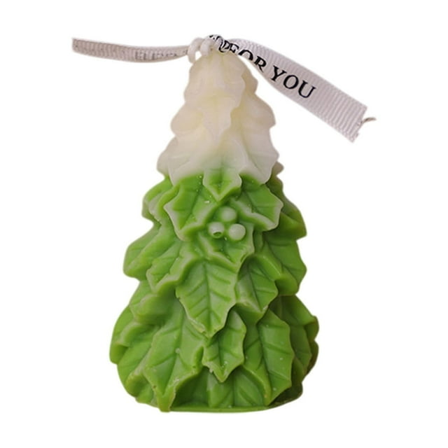 Vela aromática de árbol de Navidad, decoración personalizada para el hogar, accesorios de fotografía, regalo navideño