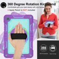 thumbnail image 3 of Xyhop Case for Samsung Galaxy Tab A9+ 11-inch 2023,Rotating Stand with Hand Shoulder Strap, 3 of 9