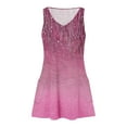 thumbnail image 3 of Vestidos de Verano con Cuello en V para Mujeres 2025 Casual con Bolsillos Boho Beach Camisetas Vestido Tanque Suelto, 3 of 7