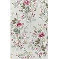 thumbnail image 3 of Coolnut Window Curtains Floral Flowers Thermal Insulated Blackout Grommet Printed Window Treatment Drapes - 84x55 in - Polyester 2 Panels, 3 of 5
