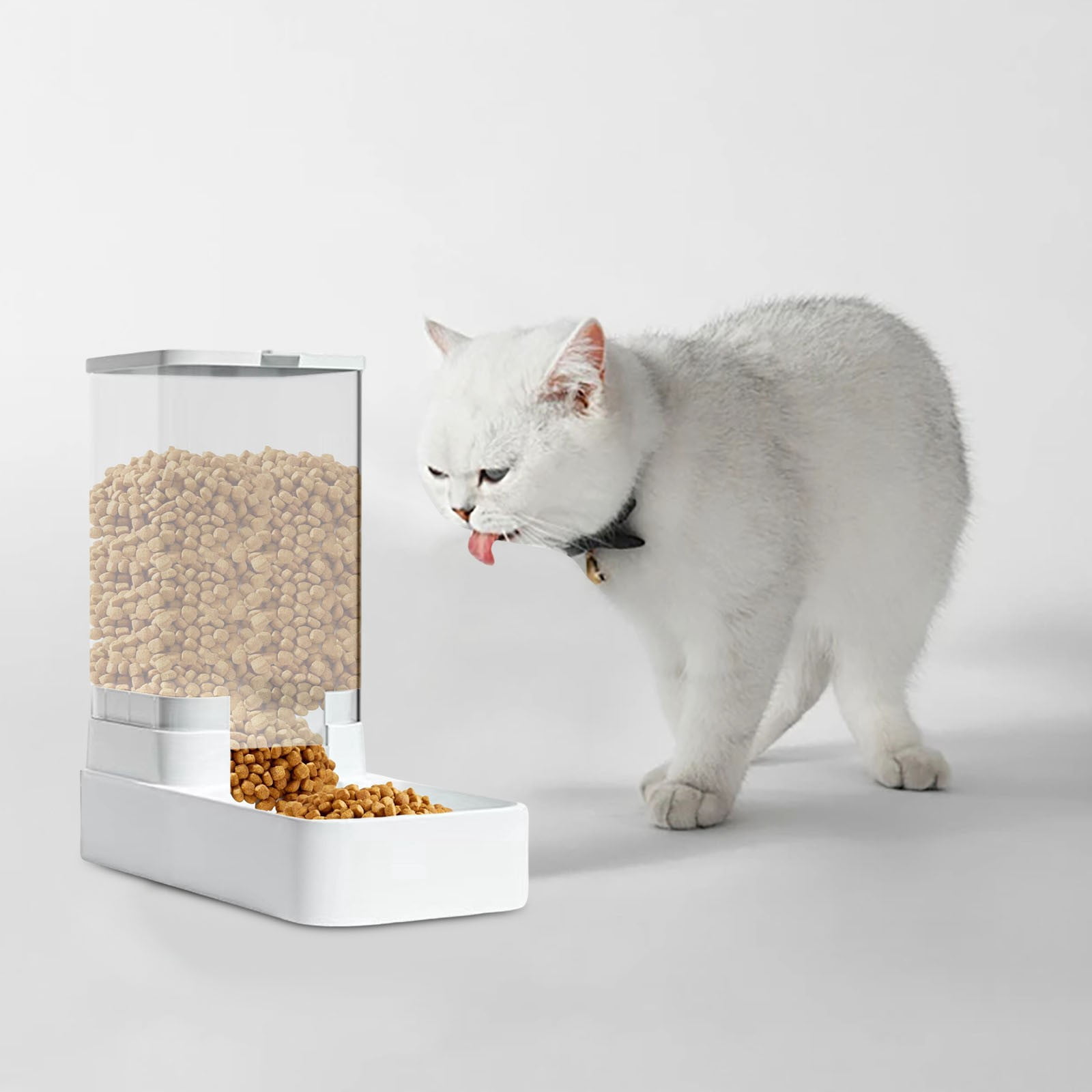 Automatic Pet Feeder with Timer, Large Capacity Smart Cat Dog Food Dispenser for Cats & Dogs, Programmable Meals