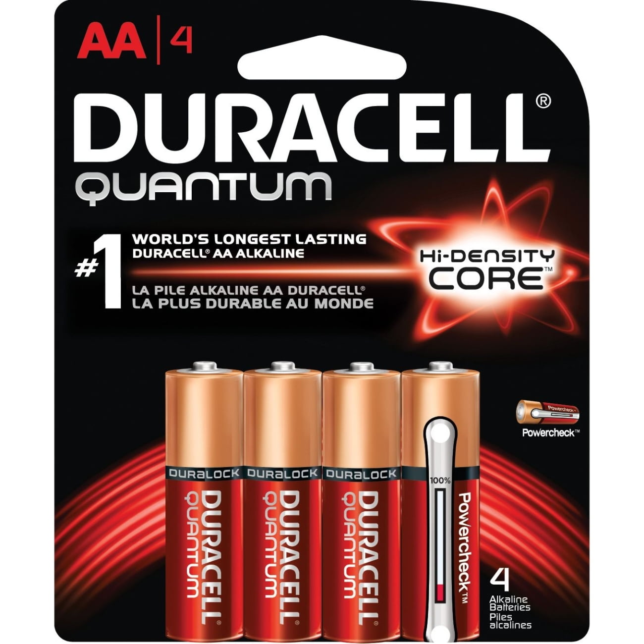 DuraBlock Quantum Alkaline Batteries with Duralock Power Preserve