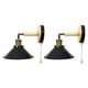thumbnail image 5 of Lámpara de pared Lámpara de pared Lámpara de noche decorativa de estilo industrial Iluminación 2 piezas, 5 of 9