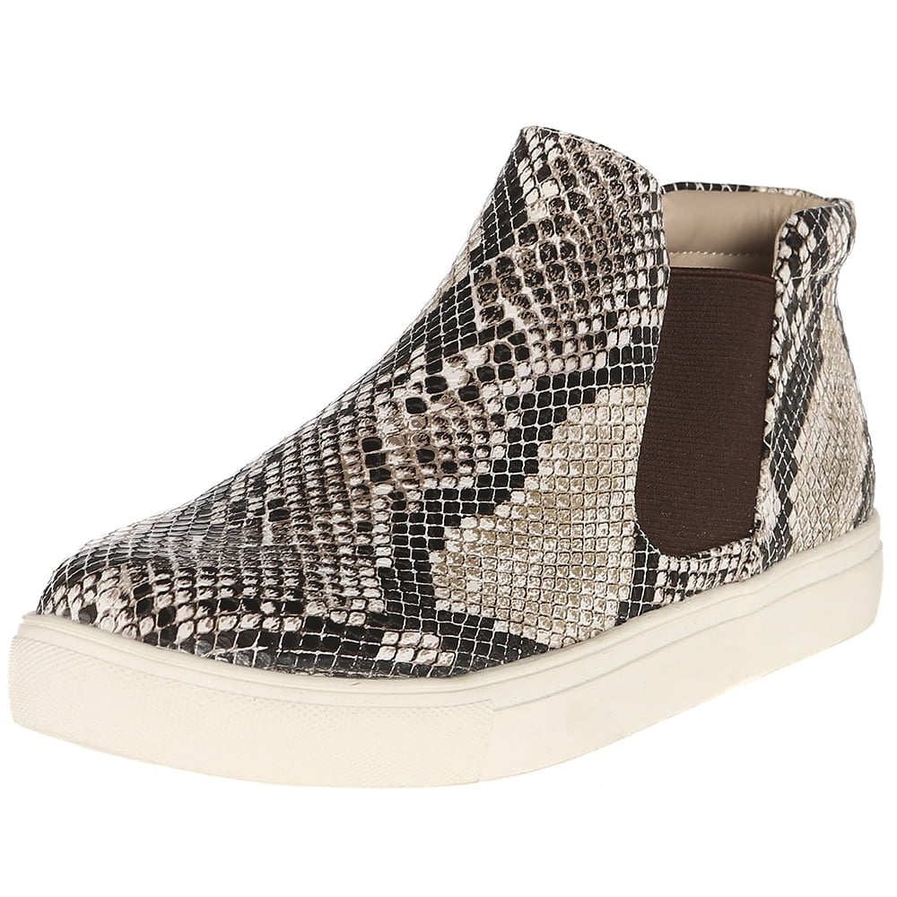 leopard print boots flat