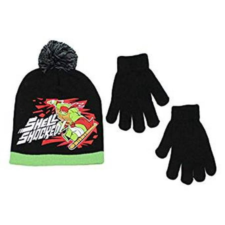Beanie Cap - TMNT - Ralph Red Black Set w/Glove