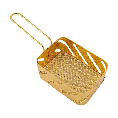 

Food Basket Deep Fry Basket French Fries Holder Kitchen Tool Cooking Tool Mini for BBQ Party Cooking Chicken Frying Potato