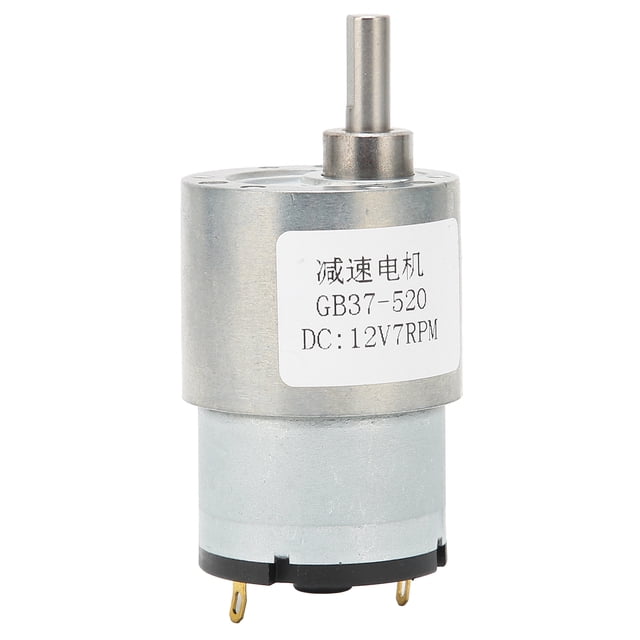 Accesorios para maquinaria de transmisión con microreductor de velocidad de 12 V CC, 7 RPM, GB37‑520