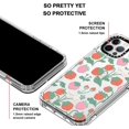 thumbnail image 4 of QICICI-Case For Iphone 12 Pro Max, [Buffertech 6.6Ft Military-Grade Drop Protection] [Anti Peel Off Tech] Clear Tpu Bumper Phone Case Cover Design - Strawberry Garden, 4 of 4