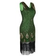 thumbnail image 5 of PrettyGuide Women 1920s Gatsby Cocktail Sequin Art Deco Flapper Dress, 5 of 7