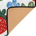 thumbnail image 3 of Yayeee Area Rugs for Living Room 5.2'x4' Non Slip Washable Bedroom Floor Carpet, Vibrant Strawberries, 3 of 5
