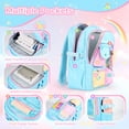 thumbnail image 3 of Gynky Kids Backpack for School 6-12, Large Capacity Lightweight School Backpacks for Girl for Elementary Preschool Middle,Blue, 3 of 7