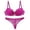 Hot Pink, variant on Lingerie for Women Fashionable Lace Bra Set with Decorative Drill Details for Women Elegant Underwear Ensemble Black 85C