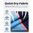 thumbnail image 2 of Bañador maamgic Quick Dry Shorts de baño para hombre, color azul marino, 2 of 8