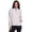 Oatmeal, variant on RBX Active Women's Lightweight Luxe Athleisure Mock Neck Zip Up Jacket