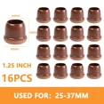 thumbnail image 1 of 16pcs New Chair Leg Protective Cover Thick Silicone Stool Table Mat Non-slip Floor Feet Pads Caps Furniture Legs, 1 of 5