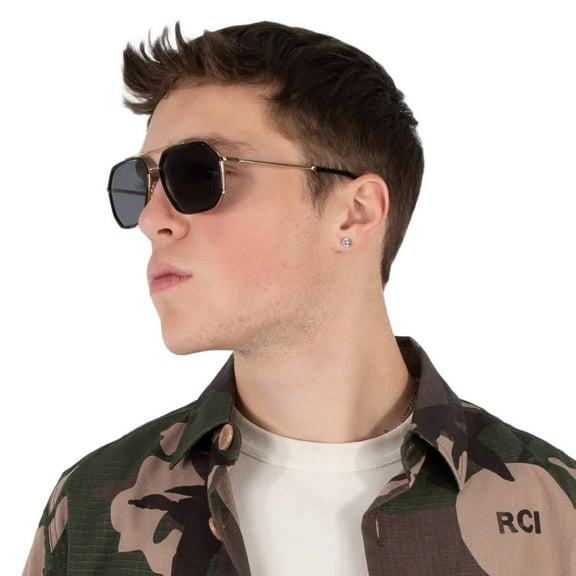 Dolce & Gabbana 0DG2285 02/81 Men's Gold Metal Frame Sunglasses