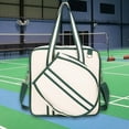 thumbnail image 1 of Colaxi Tennis Bag Racquet Tote Racket Holder Professional Equipment with Zipper Beginners Professional Badminton Racket Bag Handbag Beige, 1 of 8