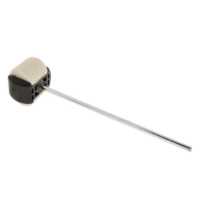 Fieltro plástico del mazo del bombo de la cabeza doble para del - Accesorios d CUTICAT Batidor de pedal de tambor