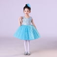 thumbnail image 6 of WMQPNNS Girl's Birthday Dress Blue Dress for Age 11-12 Years Kids Sleeveless Sequin Tutu Dress Flower Girl Dress Party Wedding Pageant Dress Gown Dresses, 6 of 9