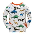 thumbnail image 5 of ATAIKU 100% Cotton Kids Baby Boys Long Sleeve Pajama Sets Toddler 2-Piece Sleepwear Child Summer Dinosaur Pjs 2-8Y, 5 of 11