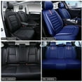thumbnail image 5 of Tuqiang Car Seat Covers Leather for Acura for Legend 1985-1995 Water Resistant Front Rear Cushion Protector Blue, 5 of 8