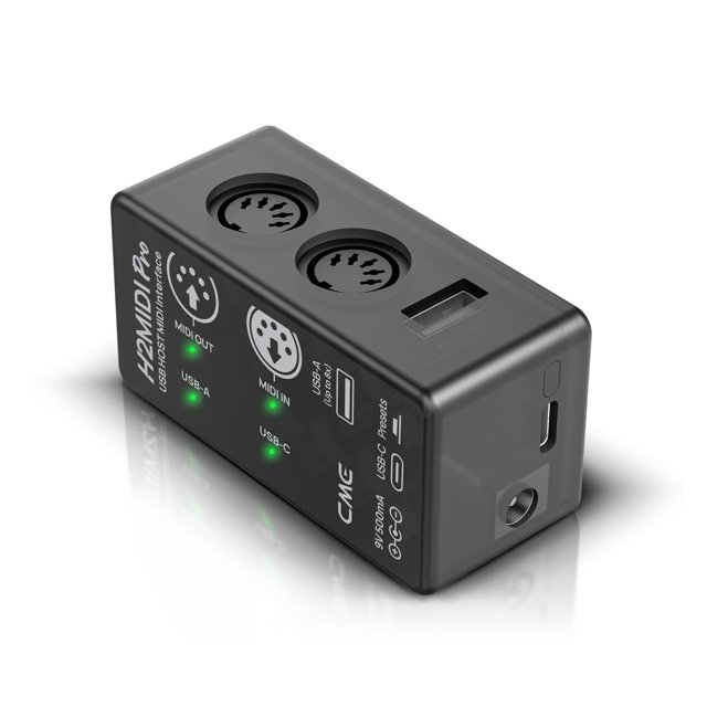 Interfaz MIDI USB Host CME H2MIDI Pro con enrutador, filtro y M