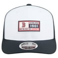 thumbnail image 2 of Men's New Era White/Navy Boston Red Sox Established Patch 9SEVENTY Adjustable Hat, 2 of 5